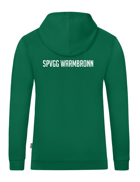 Kapuzensweat Organic inkl. Wappen u. Vereinsname (Initialen optional)